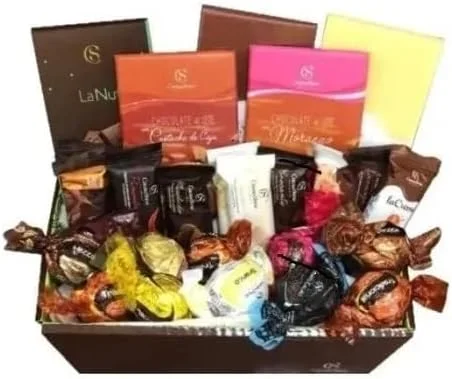 Cesta de Chocolate Cacau Show para Presente 25 Itens+ Coração voce é Especial