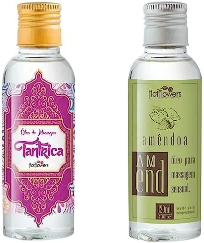 Para o tato, óleo de massagem