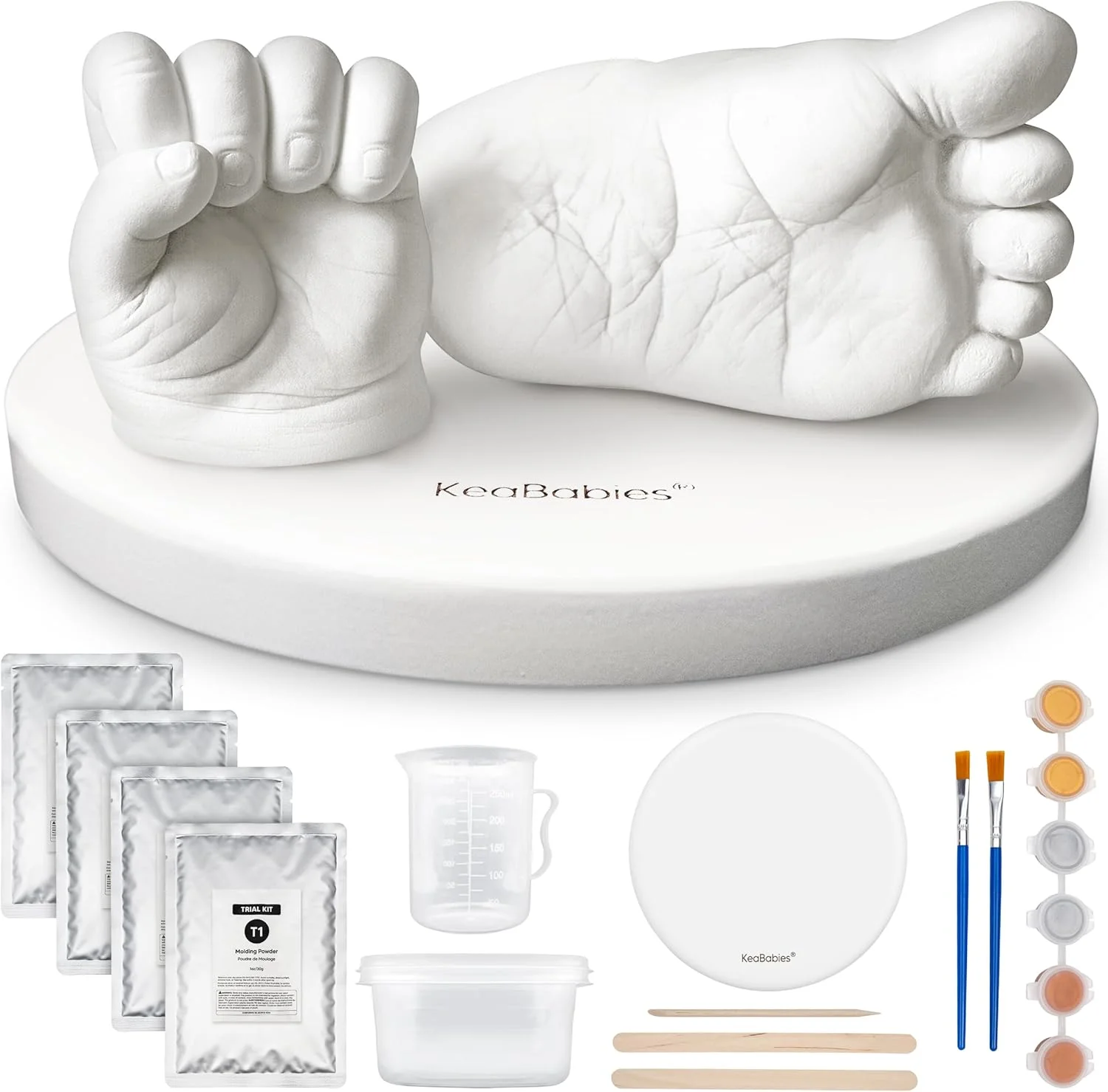 7. Kit de moldes de mão ou pé do bebê