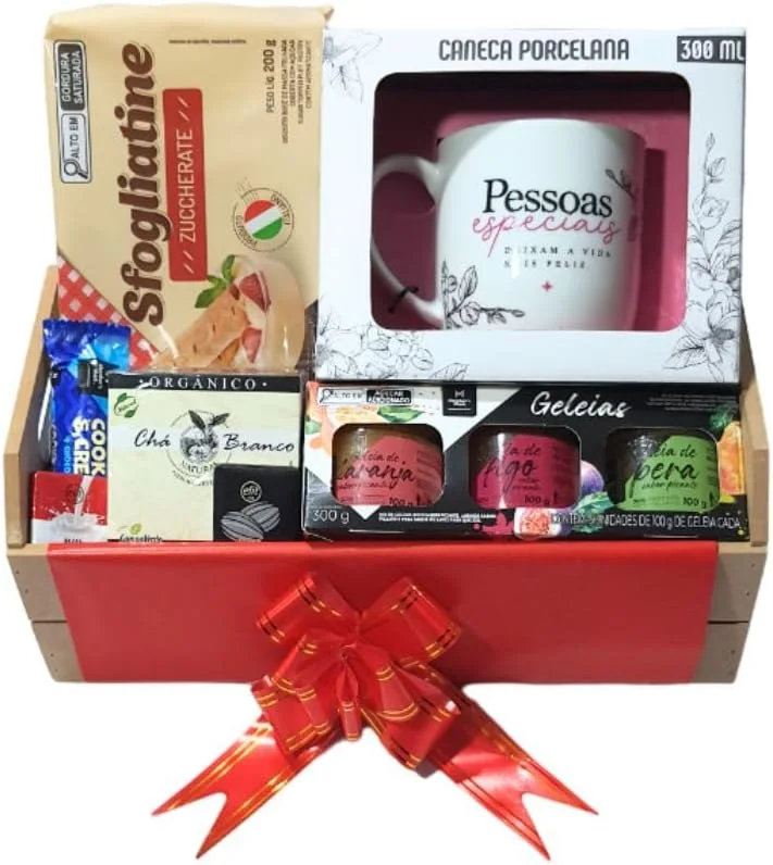 Cesta de café da manhã personalizada