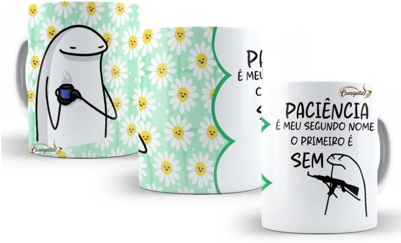 16. Caneca personalizada com frase divertida ou emocional