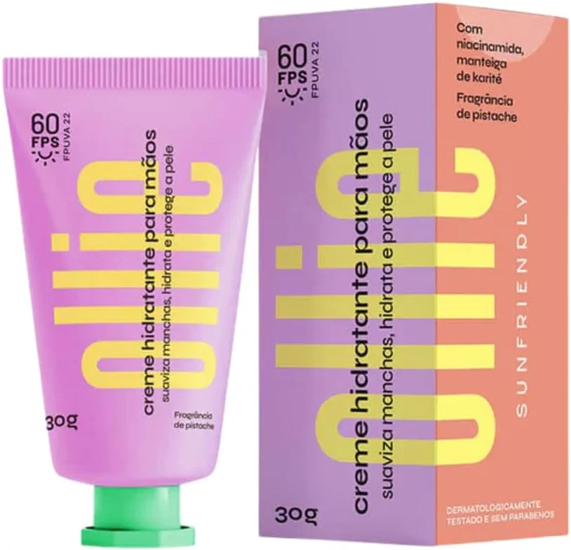 Creme hidratante para as mãos