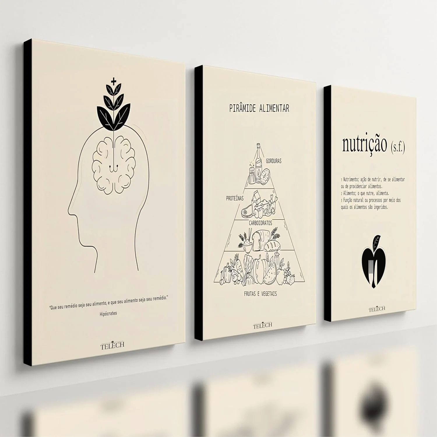 Quadros decorativos para o consultório